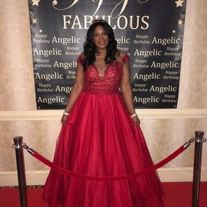 Dresses - Red prom dress /ballgown size 16 Dresses - Red prom dress /ballgown size 16